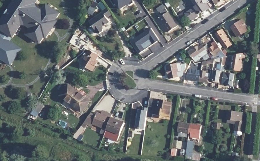 Vue aérienne du Rue du 11 Novembre