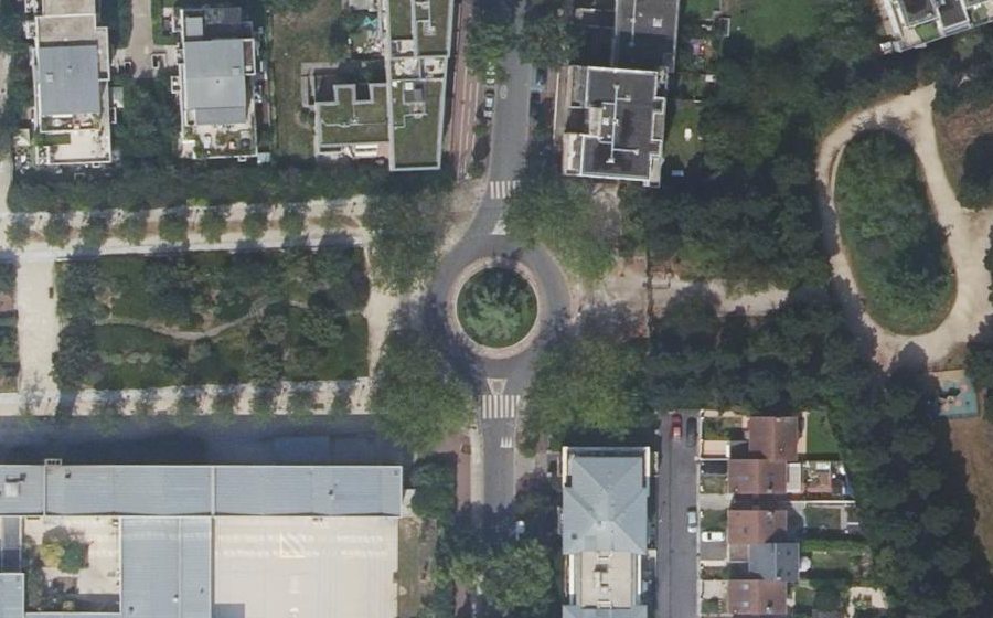 Vue aérienne du Rue Henri Barbusse