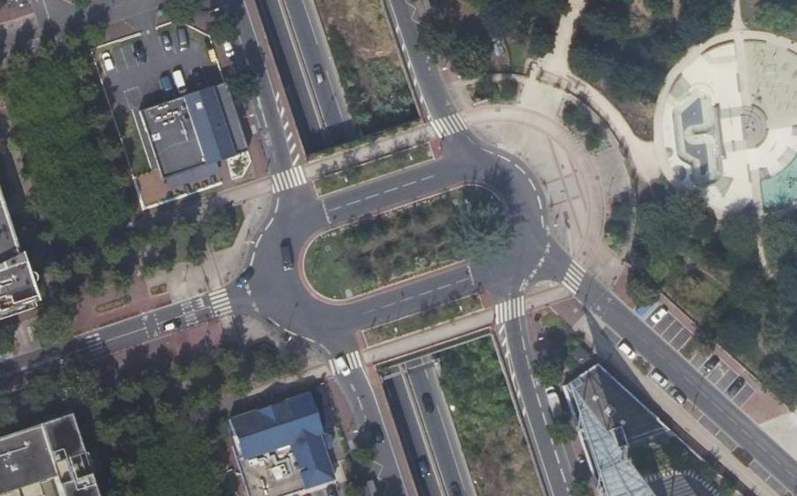 Vue aérienne du Avenue Laurent Cély