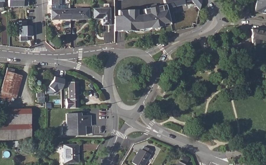 Vue aérienne du Place de la Gilière