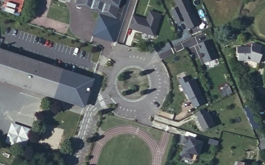 Vue aérienne du Allée Bernard Burgan