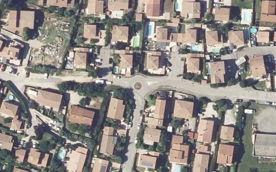 Vue aérienne du Chemin de Provence
