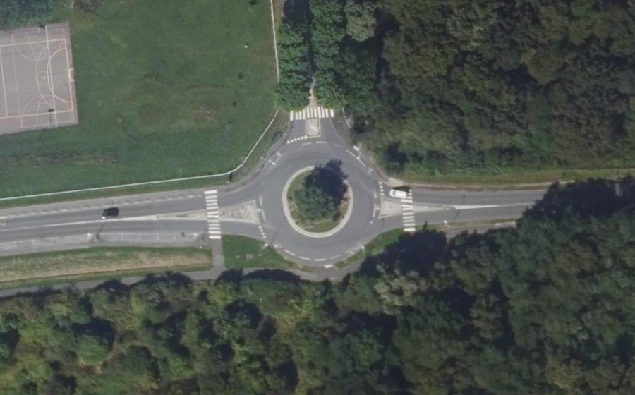 Vue aérienne du Avenue Jacques Duclos