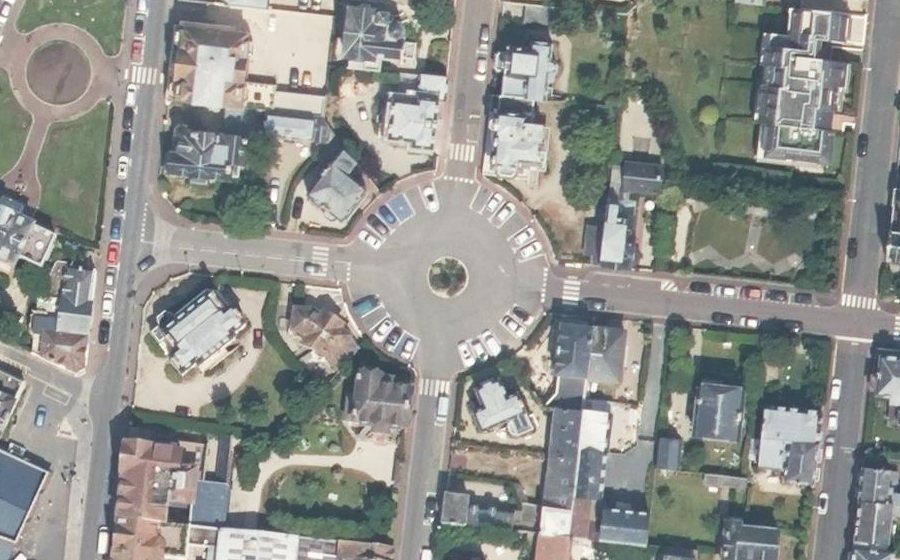Vue aérienne du Place Louis Armand