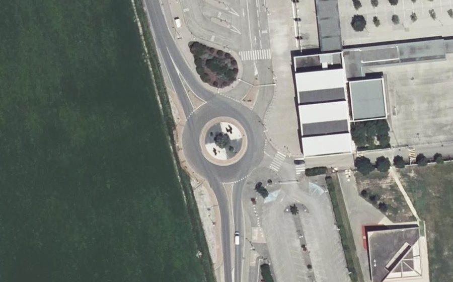 Vue aérienne du Route de Jean Moulin