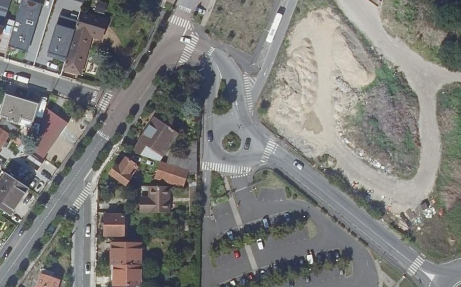 Vue aérienne du Rue Paul Demange