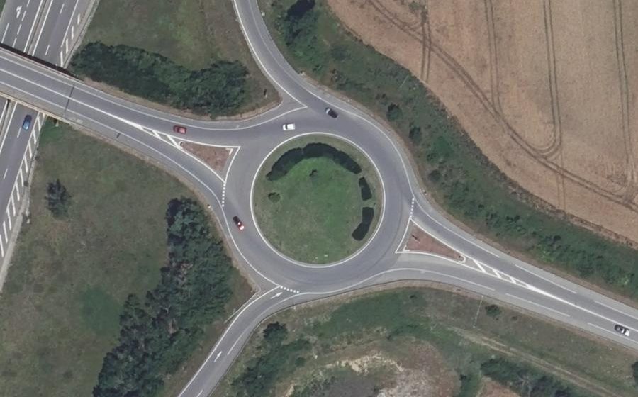 Vue aérienne du Rond-point anonyme n°2788593