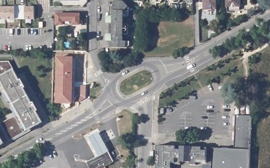 Vue aérienne du Avenue du Maquis