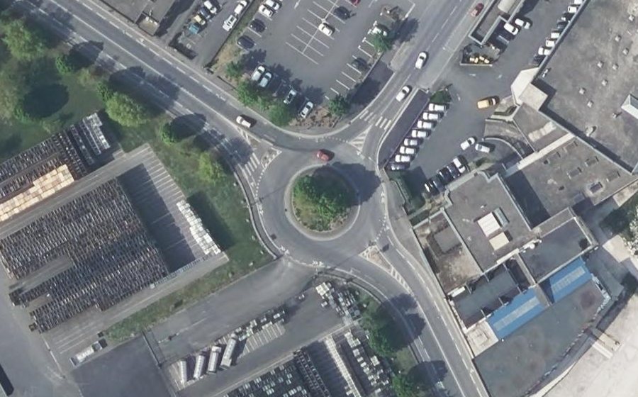 Vue aérienne du Rue du Docteur Lemoine