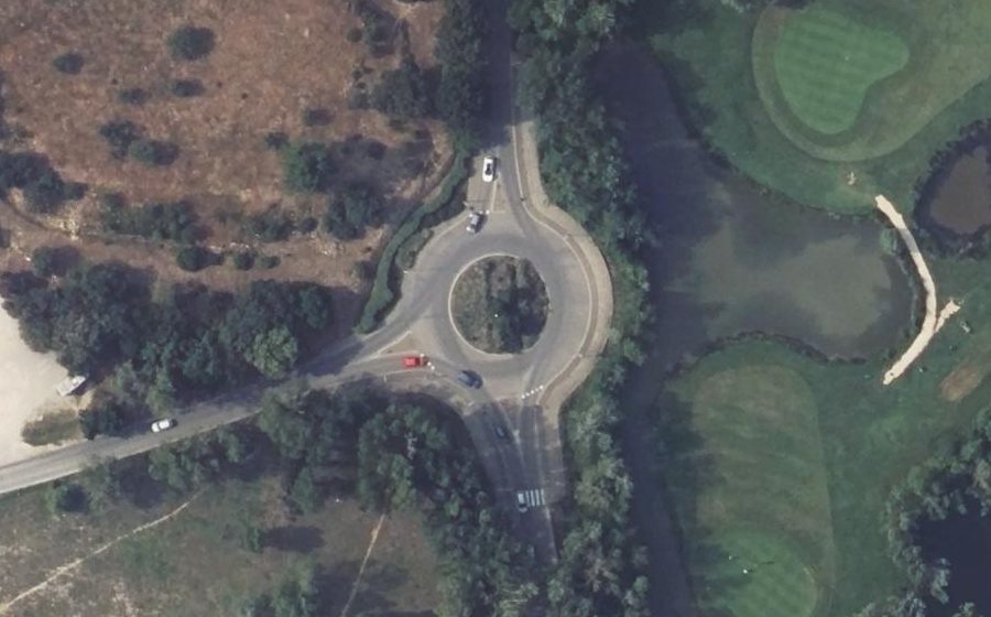 Vue aérienne du Chemin du Couvent