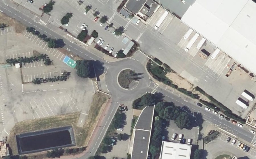 Vue aérienne du Rue du Remoulaïre