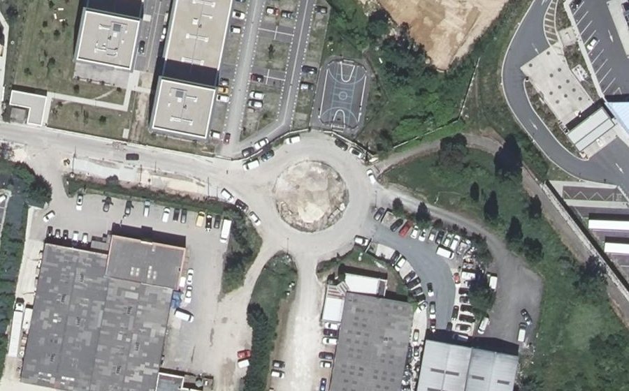 Vue aérienne du Rue Jean Raymond Guyon