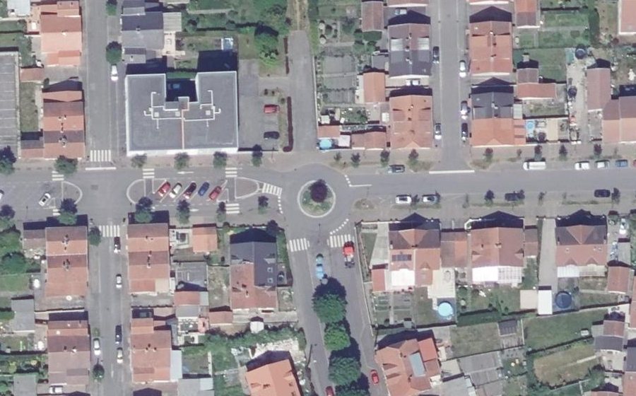 Vue aérienne du Boulevard Saint-Joseph