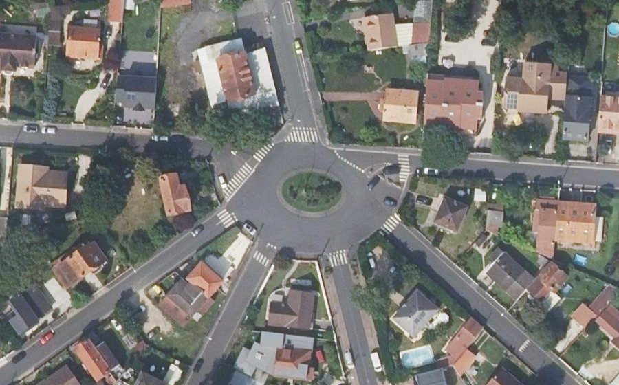Vue aérienne du Place de la Libération