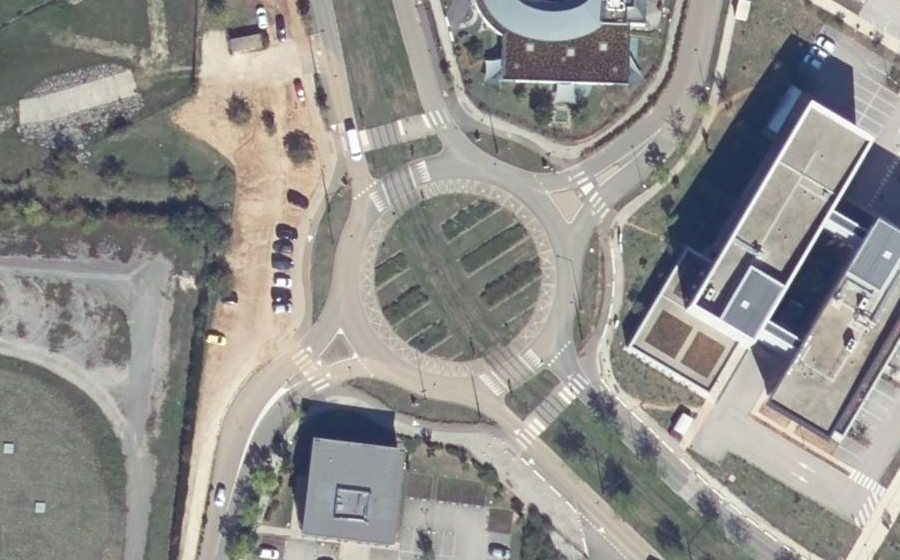 Vue aérienne du Avenue Françoise Giroud