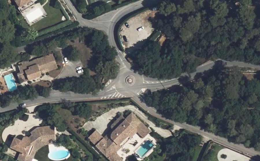 Vue aérienne du Giratoire Saint-Roch