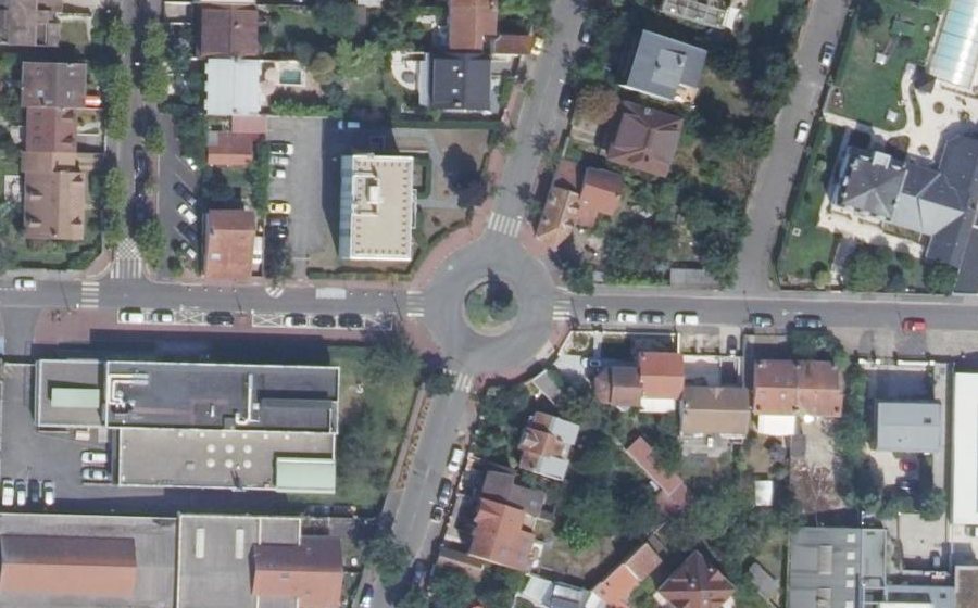 Vue aérienne du Place Barbès