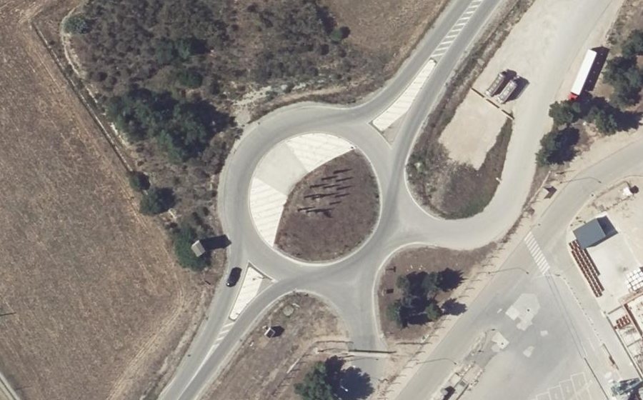 Vue aérienne du Rond-Point de Moulin Vieux