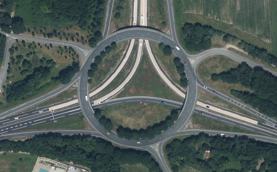 Vue aérienne du Porte de Nantes