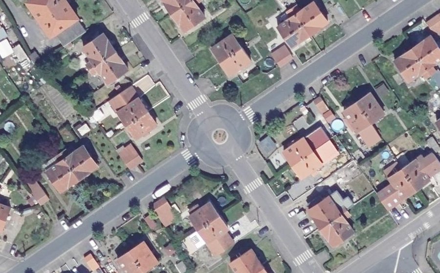Vue aérienne du Avenue de France
