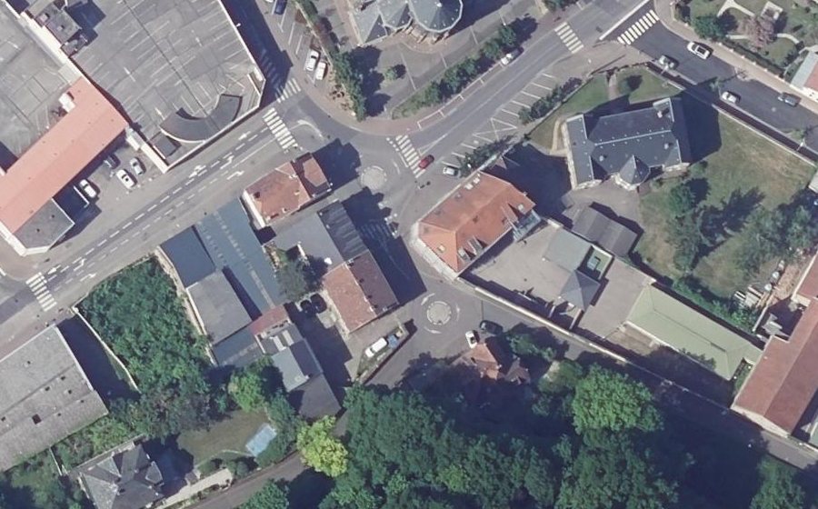 Vue aérienne du Rue de la Chapelle
