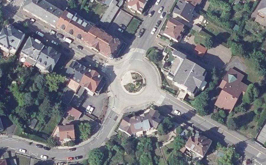Vue aérienne du Place de la République