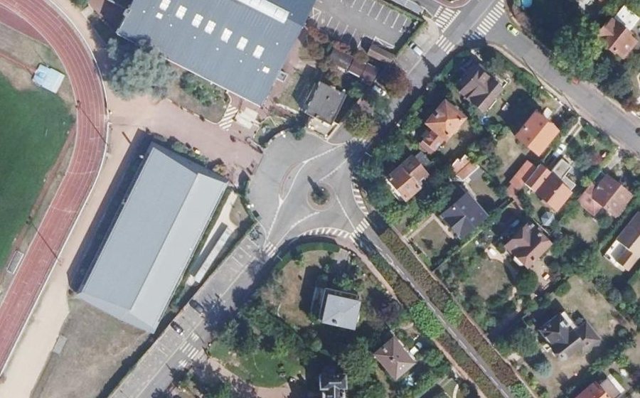 Vue aérienne du Place Pierre Brossolette