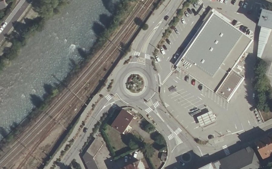 Vue aérienne du Cours Aristide Briand