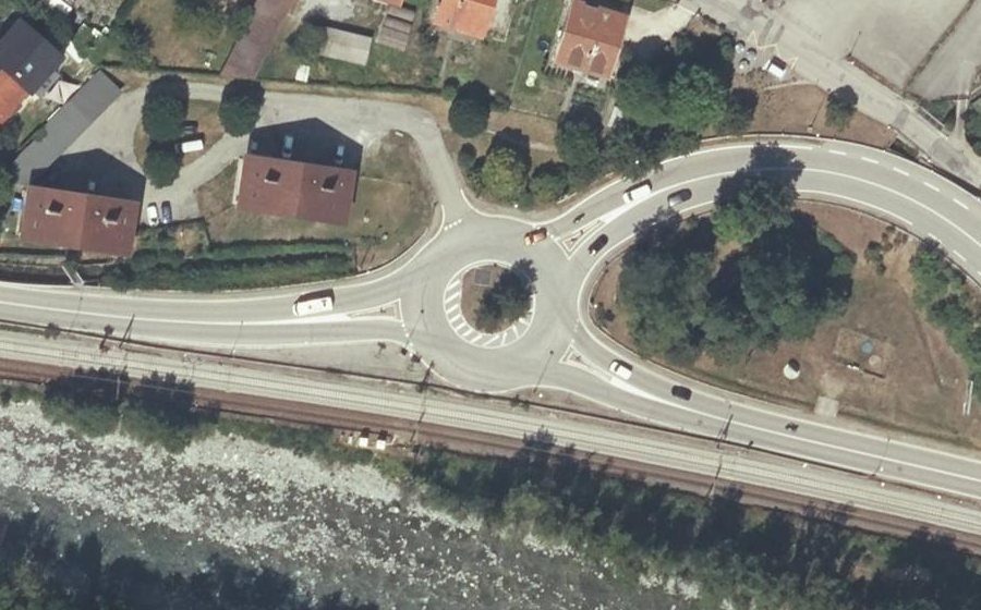 Vue aérienne du Rue du Temple