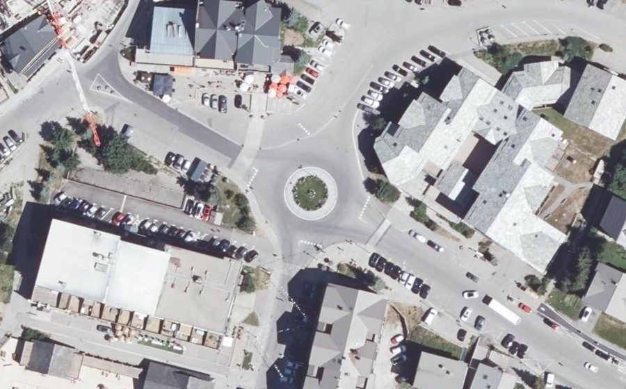 Vue aérienne de la Place Jean Moulin