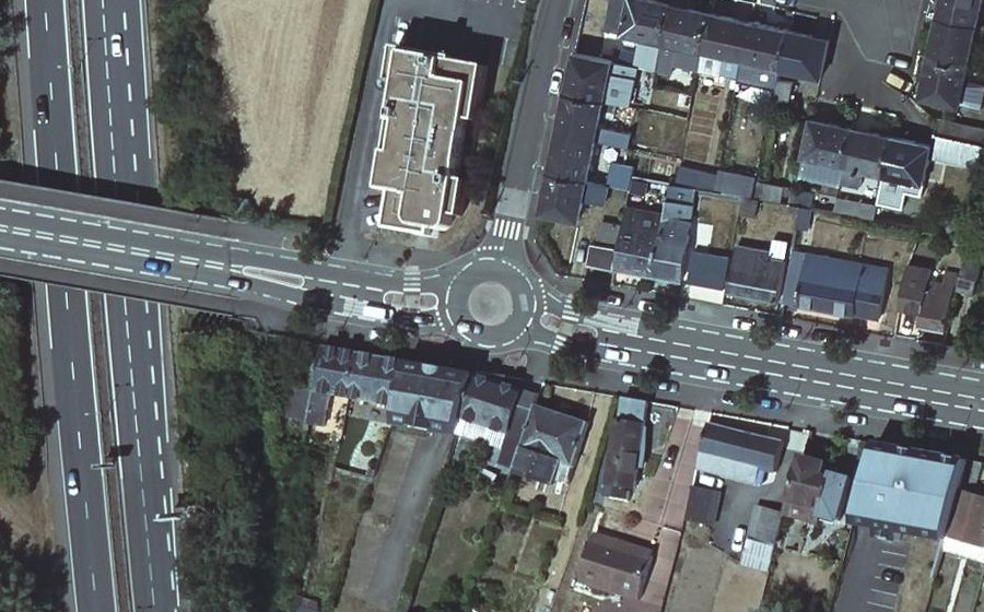 Vue aérienne du Avenue Rubillard