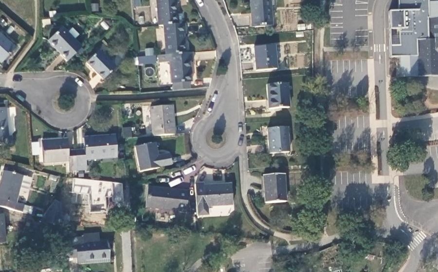 Vue aérienne du Impasse des Mimosas