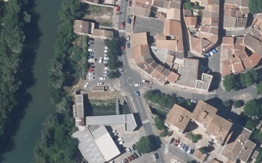 Vue aérienne du Avenue d'Orange