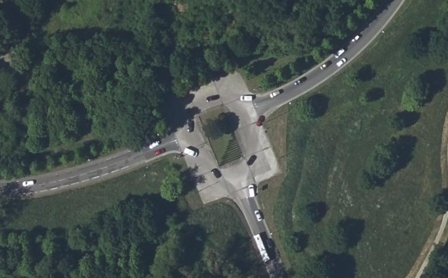 Vue aérienne du Esplanade de la Mocquelière