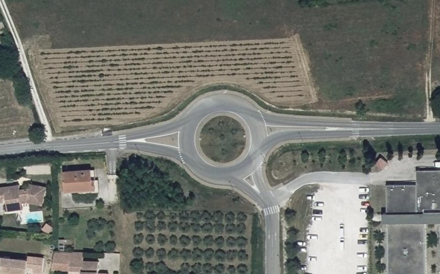 Vue aérienne du Chemin de Saint-Didier