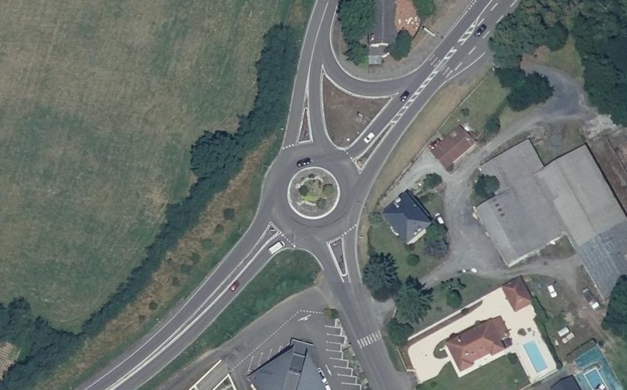 Vue aérienne du Route de Tarbes