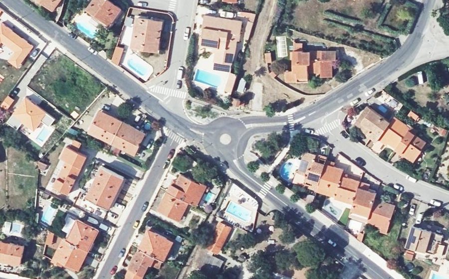 Vue aérienne du Rond-point anonyme n°28701999
