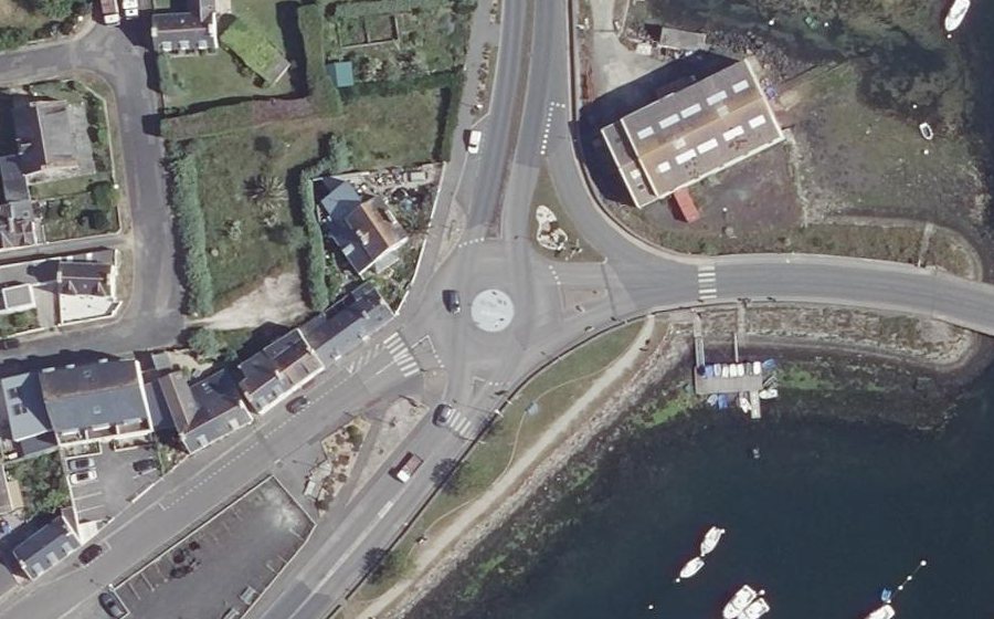 Vue aérienne du Giratoire Le Pluvier