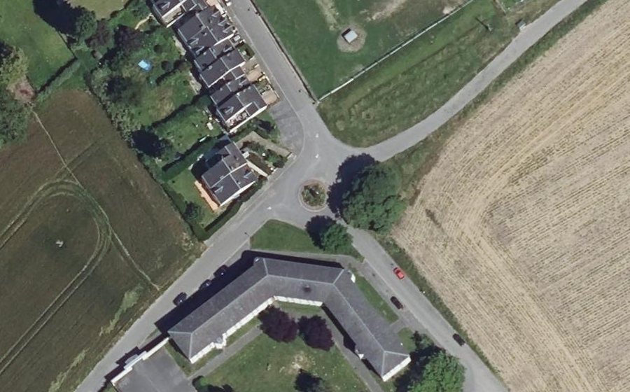 Vue aérienne du Place Camille Corot