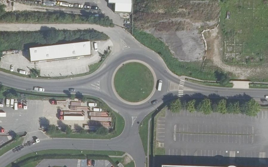 Vue aérienne du Rue du Tubœuf