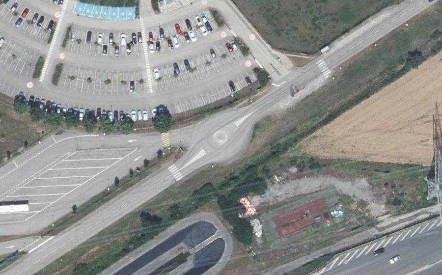 Vue aérienne du Rue du Revolay