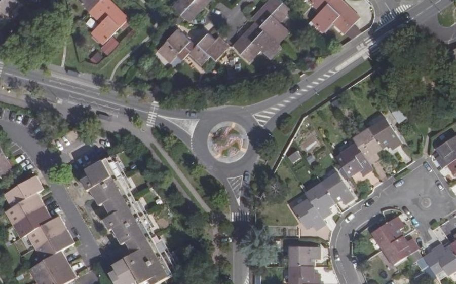 Vue aérienne du Place de la Libération