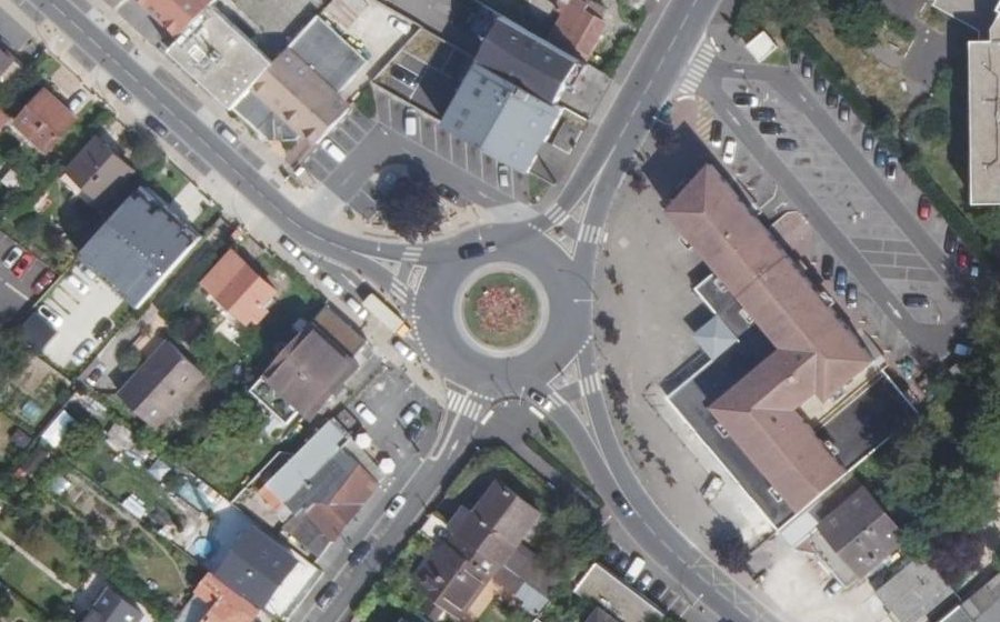 Vue aérienne du Place du Marché