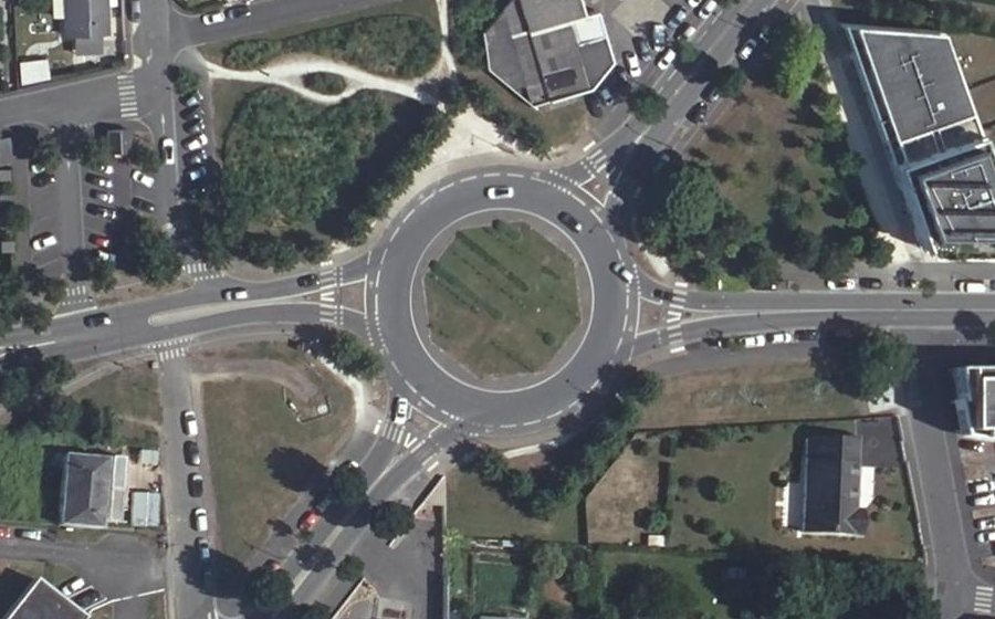 Vue aérienne du Place Pierre Archambault