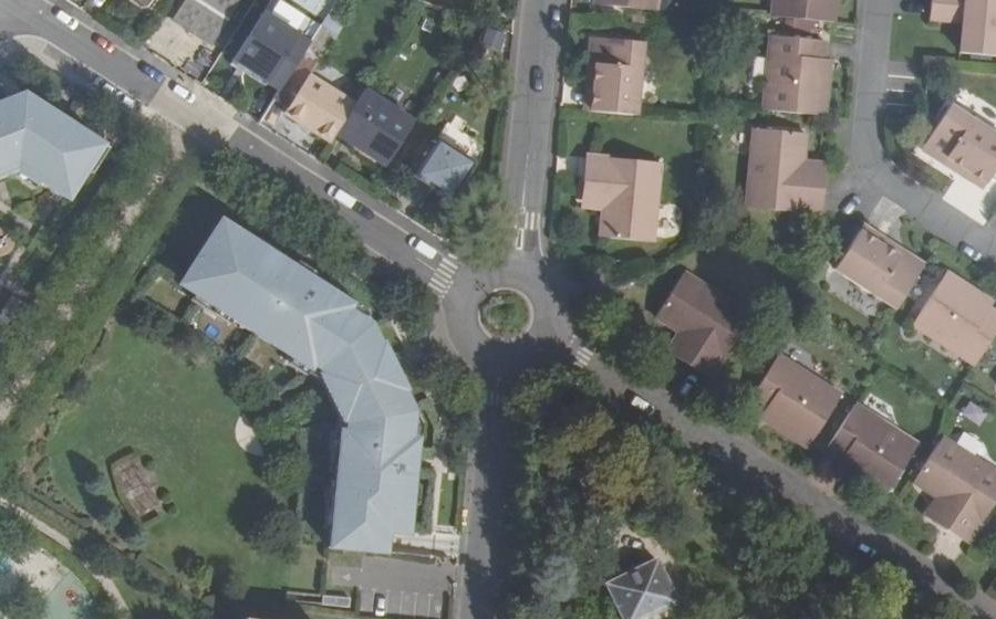 Vue aérienne du Rond-point anonyme n°29001262