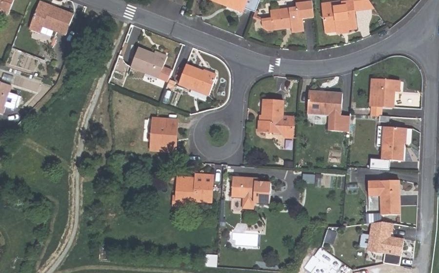 Vue aérienne du Allée des Marronniers