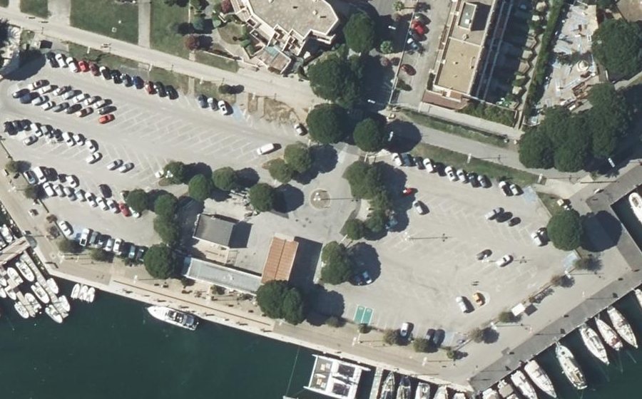 Vue aérienne du Rond-Point du Sourcouf