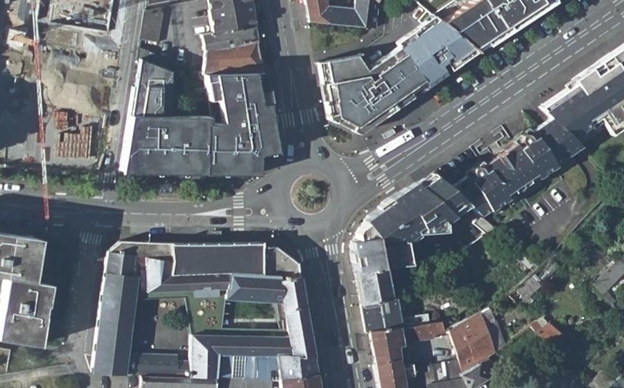 Vue aérienne du Rue Jean Jaurès