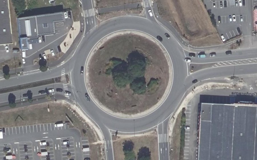 Vue aérienne du Porte de Saint-Germain-du-Puy