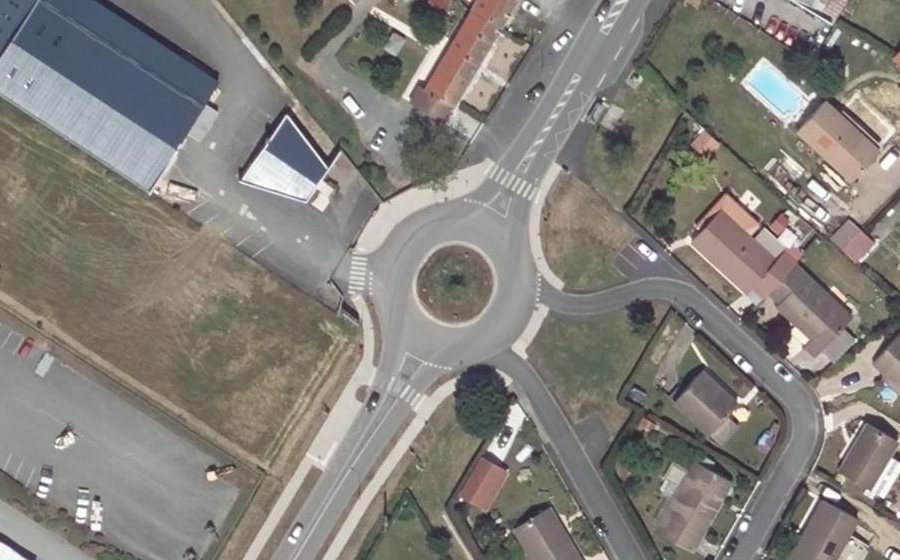 Vue aérienne du Avenue d'Occitanie